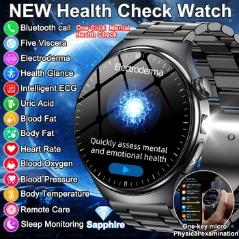 New Heart Health Check SmartWatch Precise Measurement ECG Heart Rate Blood Pressure Uric Acid Health Smart Watches For man 2025 1