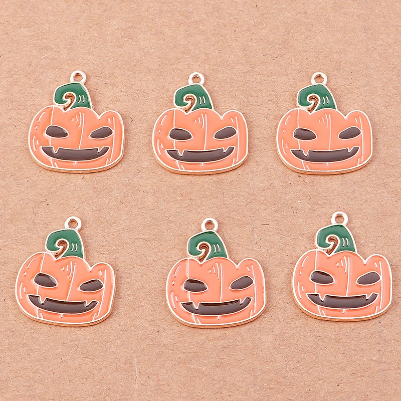 10 stücke Cartoon Halloween Bat Charms für Schmuck Machen Niedlichen Emaille Kuchen Charms Anhänger für DIY Ohrringe Halsketten Armbänder Geschenk – Detail 22