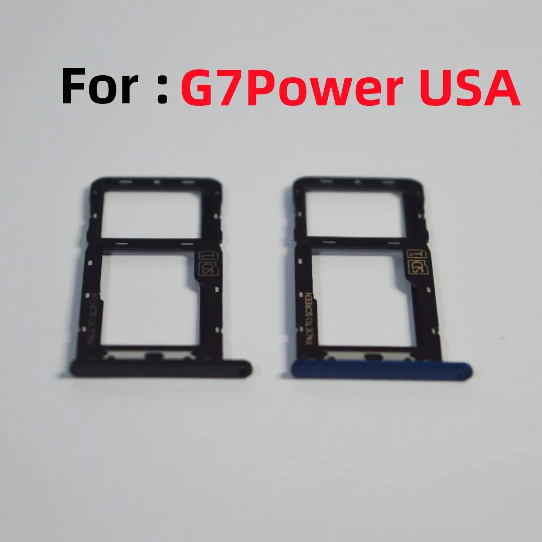 Motolola Moto G7 G7 +/Plus G7Play G7Power XT1955-2 XT1952-3 XT1962-5 트레이 슬롯 용 SIM 카드 어댑터 트레이 칩 슬롯 서랍 홀더
