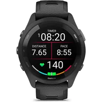 Forerunner 265 Running Smartwatch, Colorful AMOLED Display, Training Metrics and Recovery Insights, Black and Powder Gray 2