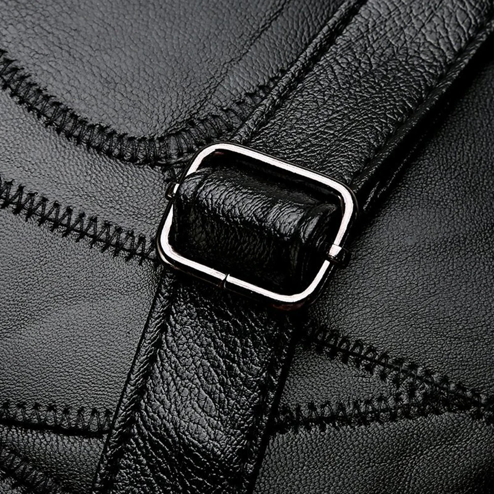 Women's Crossbody Shoulder Bag, Solid Colour Leather Handbag_voghion.com