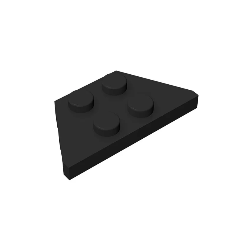 MOC 10PCS 51739 웨지 플레이트 2x4 빌딩 블록 키트 하이테크 보드 벽돌 입자 퍼즐 DIY 장난감 어린이 생일 아이 선물