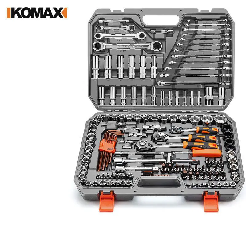 Sleeve Garage Tools Professional Universal Auto Repair Ratchet Wrench Combination Multifunction Casing Automotive Tool Set Hand