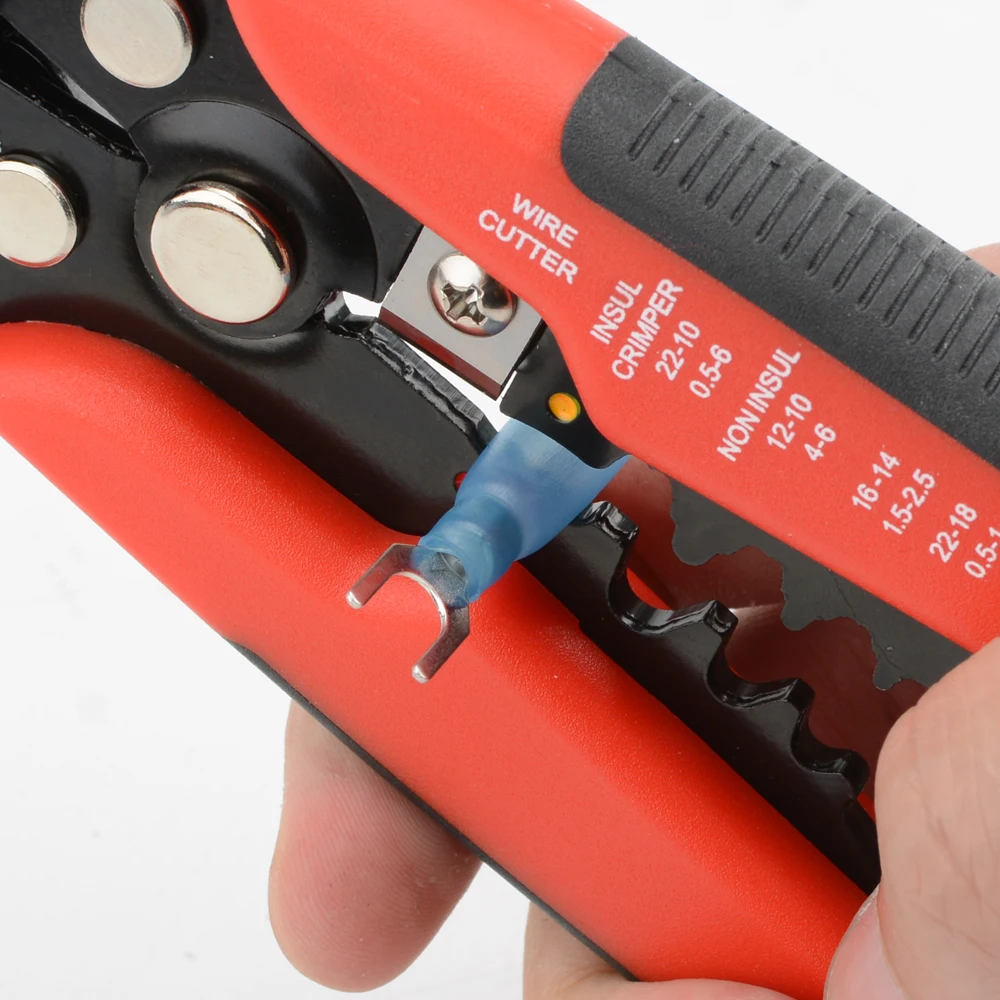 220/250/300/540Pcs Nylon Terminals Insulated cable connector wire crimping household lug rolling kit or wire stripper 3