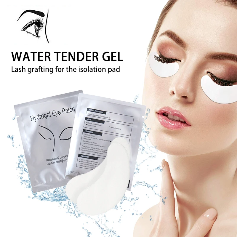 Eyelash Under Eye Patches Eye Pad Isolation Remove Hydrogel Patch Sticker Gasket Eyelash Extension Makeup Tools 50 Pairs