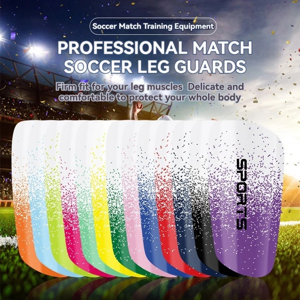 Soccer Shin Guards Insert Board Boy Training Legging Protective Football Protectors Pads Adult Kids Shinguards 1 Pair
