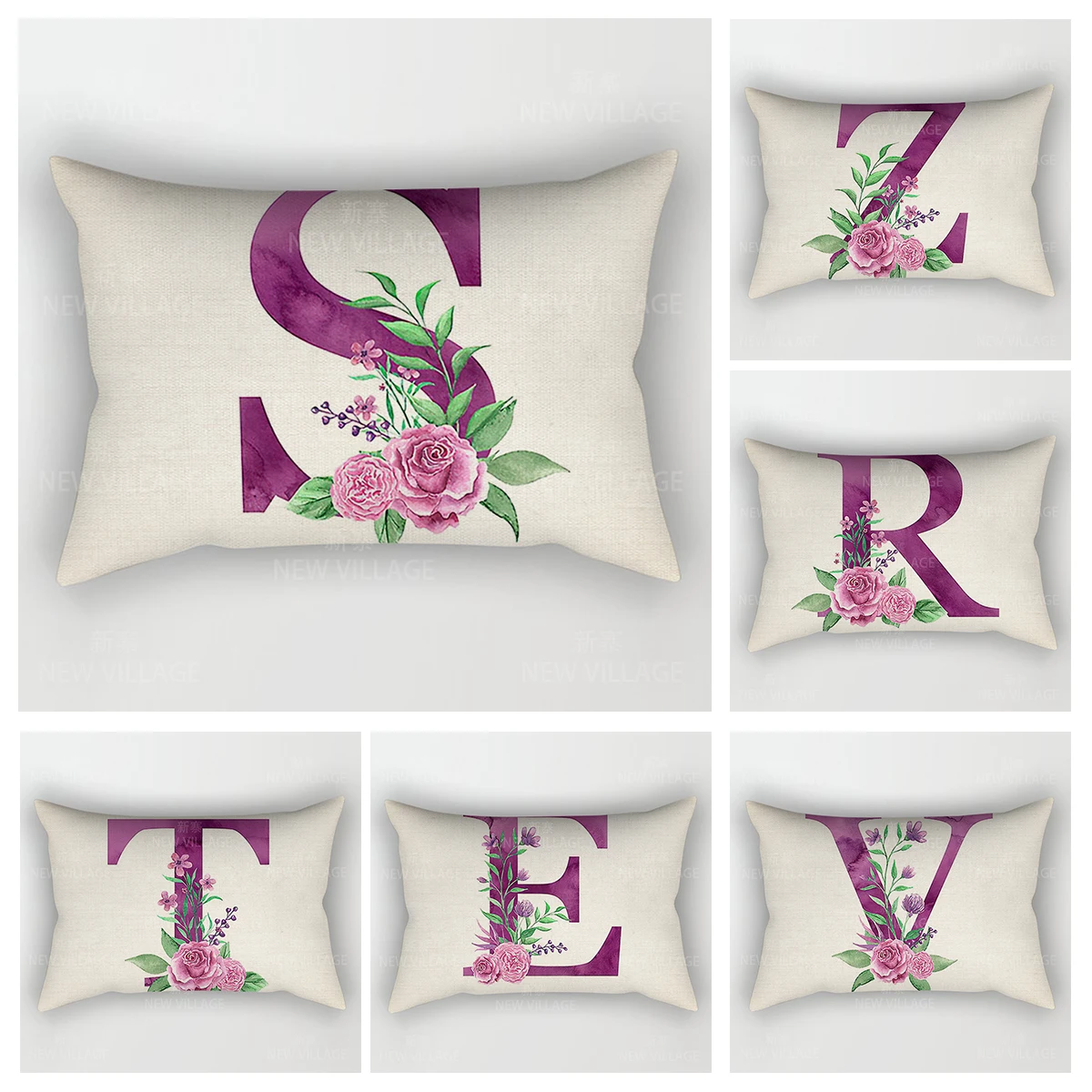 

Home Decor 26 Letter Alphabet Pillowcase autumn decoration pillow cushion cover decorations throw pillow covers30*50 40x60 50*70