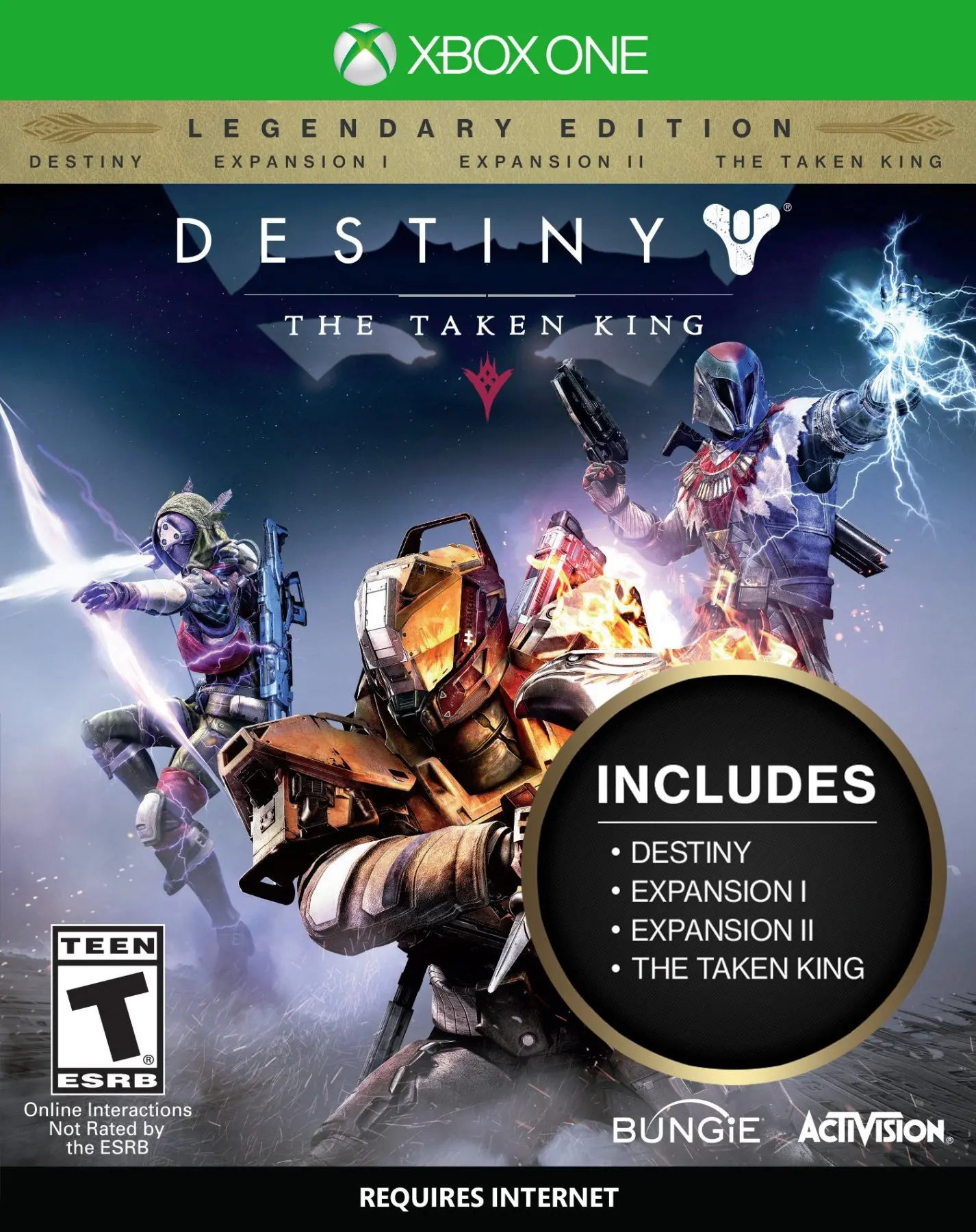 Destiny The Take King - Legendary Edition - Xbox One Disk Version Series X | S Controller Per Videogiochi Console Per Stazione Di Gioco