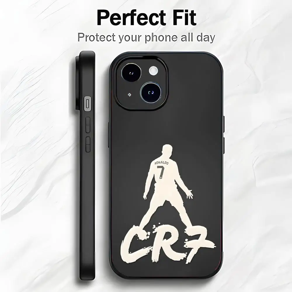 Football Star CR7 Cristiano Ronaldo Soft Phone Case - Lightweight and Durable