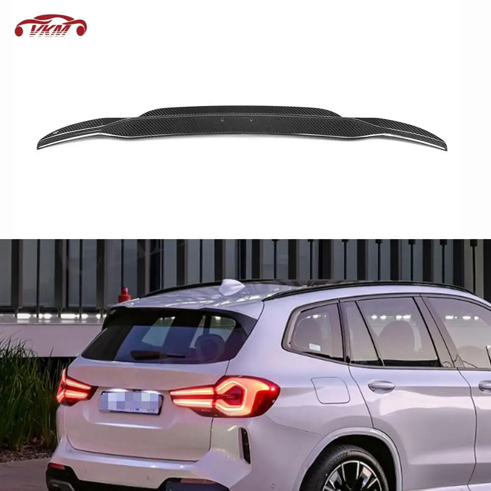 

Задний спойлер на крышу для BMW iX3 G08i 2022, автомобильный багажник из углеродного волокна, средние крылья, спойлер FRP, комплекты кузова, декоративные аксессуары