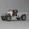 TWOLF 1/8 M715 High Simulation Climbing Car RC Remote Control Model Toy Car Kit Version All Metal CNC 2