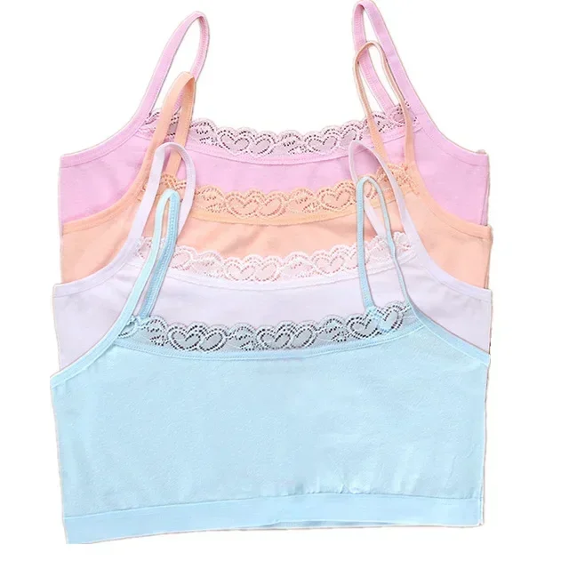 Girl Underwear 2pcs/Lot training bra sports bra cotton bra