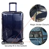 New 20-30inch Luggage Cover Transparent Protector Waterproof Thickened Suitcase Cover PVC Rolling Cover for Traveling Suitcase 5