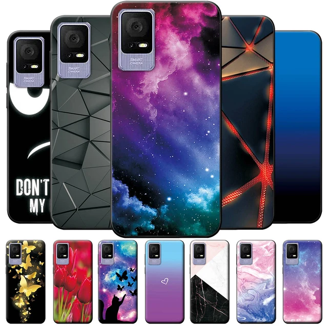 For TCL 405 Case TCL 406 Soft Silicone TPU Fashion Back Cover For