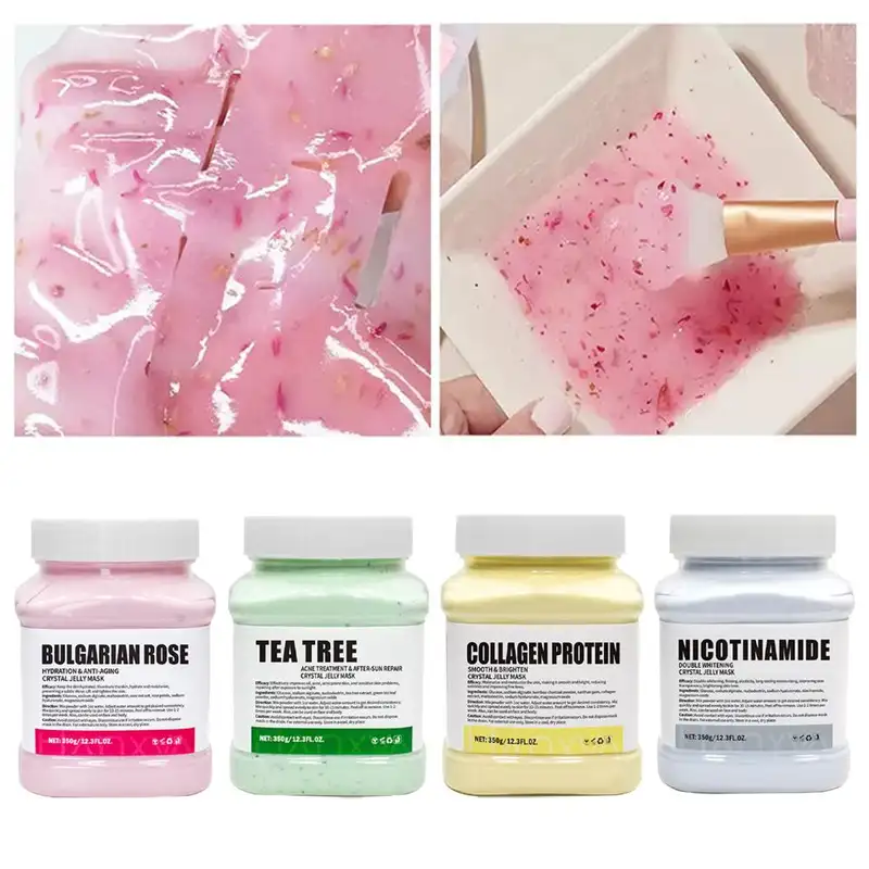 Jelly Mask for Facial Professional Rose Smooth Face Mask Skin Care, Hydrated Nourished Hydro Jelly Mask Powder,Gel Peel Off MasK - Image 3