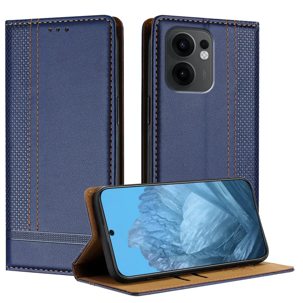 Leather Magnetic Flip Case with 360-Degree Protection - Luxury Book-Style Phone Cover