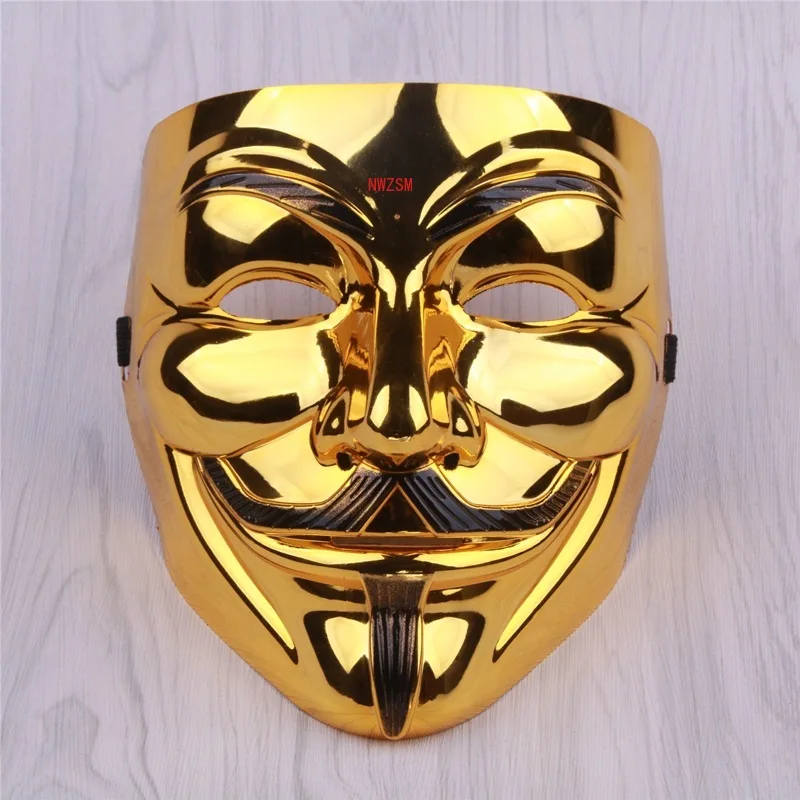 Halloween Christmas Party Movie Cosplay V for Vendetta Hacker Mask Anonymous Guy Fawkes Gift Adult Kids Film Theme Mask Joker