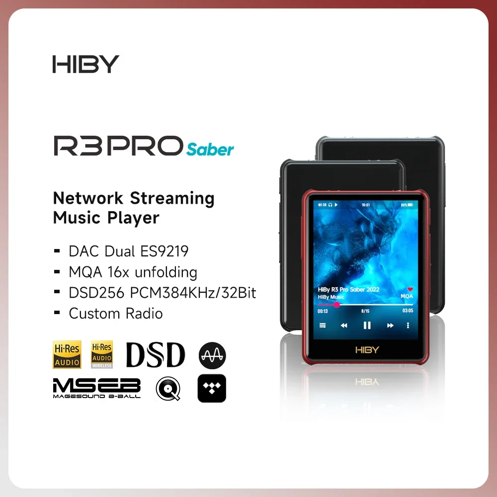 HiBy R3 Pro Sabre 2022 Sieciowy odtwarzacz muzyczny USB DAC Audio Bluetooth WiFi DSD256 MQA16x LDAC Radio internetowe Airplay DLNA - AliExpress 44