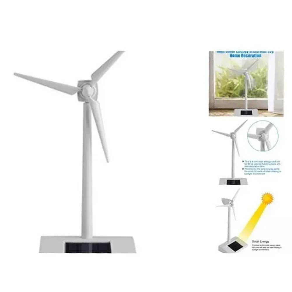 Mini Mulino A Energia Solare: Decorazione Per Giardino E Scrivania, Strumento Didattico Per Bambini, Funzionante A Luce Solare