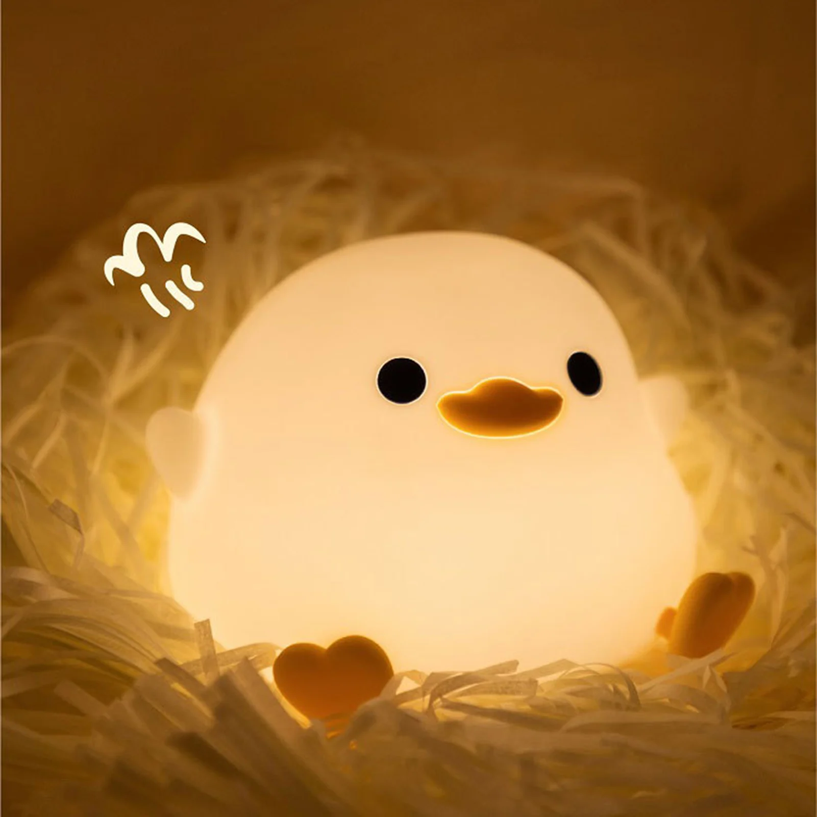 

Timerable Cartoon Ducks Night Light Household Room Bedside Lamp For Decoration Bedroom Room Decor Children Gifts