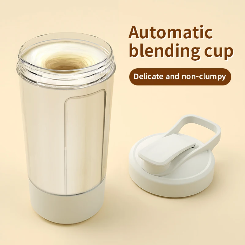 Portable Electric Mixing Cup Rechargeable Coffee Mixing Cup Fully Automatic Rotating Milk Cup Mini Mixing Cup Shaking Cup 6