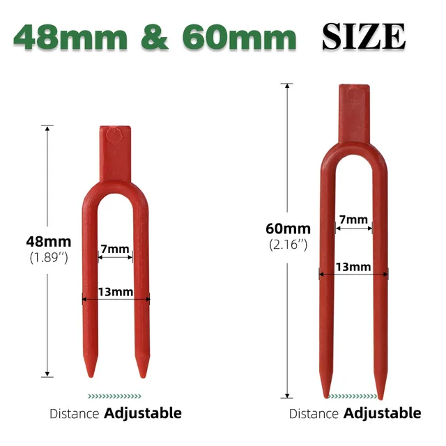 50Db Eper Piros Ültetési Rögzítő Klipek Hegymászó Támogató Kerti Szár Villa Görögdinnye Szerelvény Szőlő Tartó - Image 2