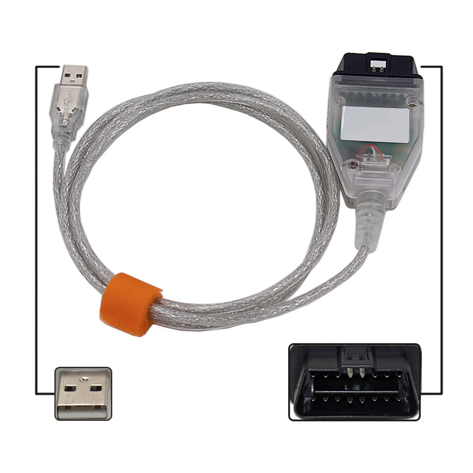 Автомобильный диагностический инструмент кабель MINI VCI OBD2 USB-интерфейс для Toyota