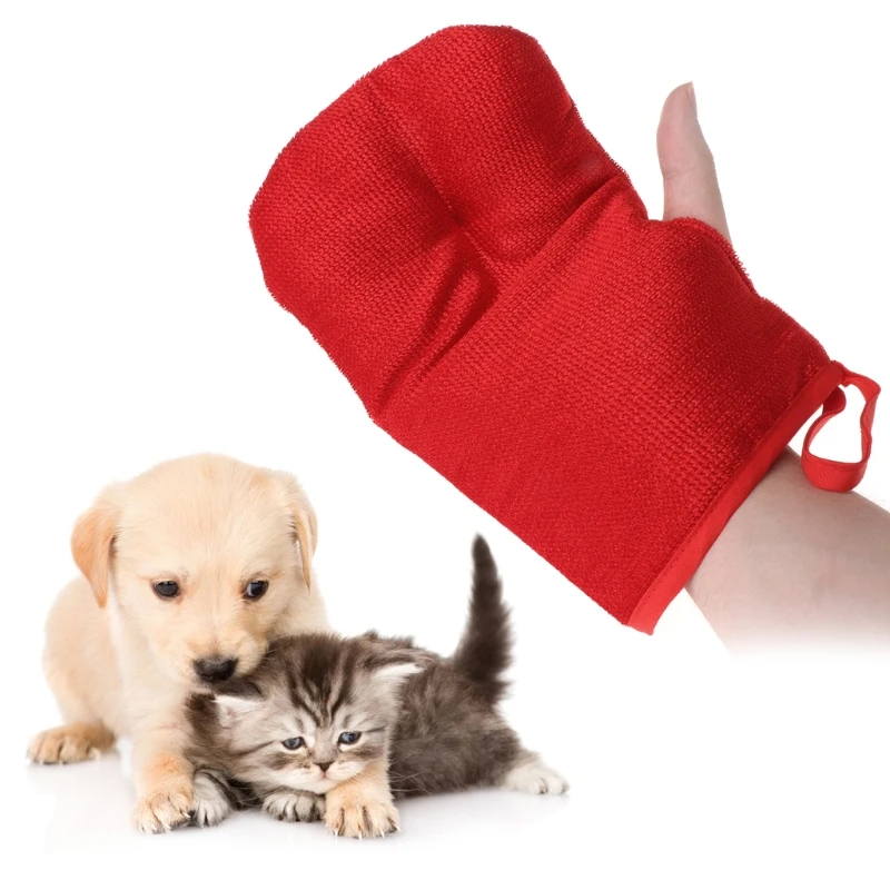 Hair Removal Cleaning Supplies 367A Kitten/Dog Soft Glove Remove Loose Hair Sofa Bed Cleaning Supplies Soft Glove