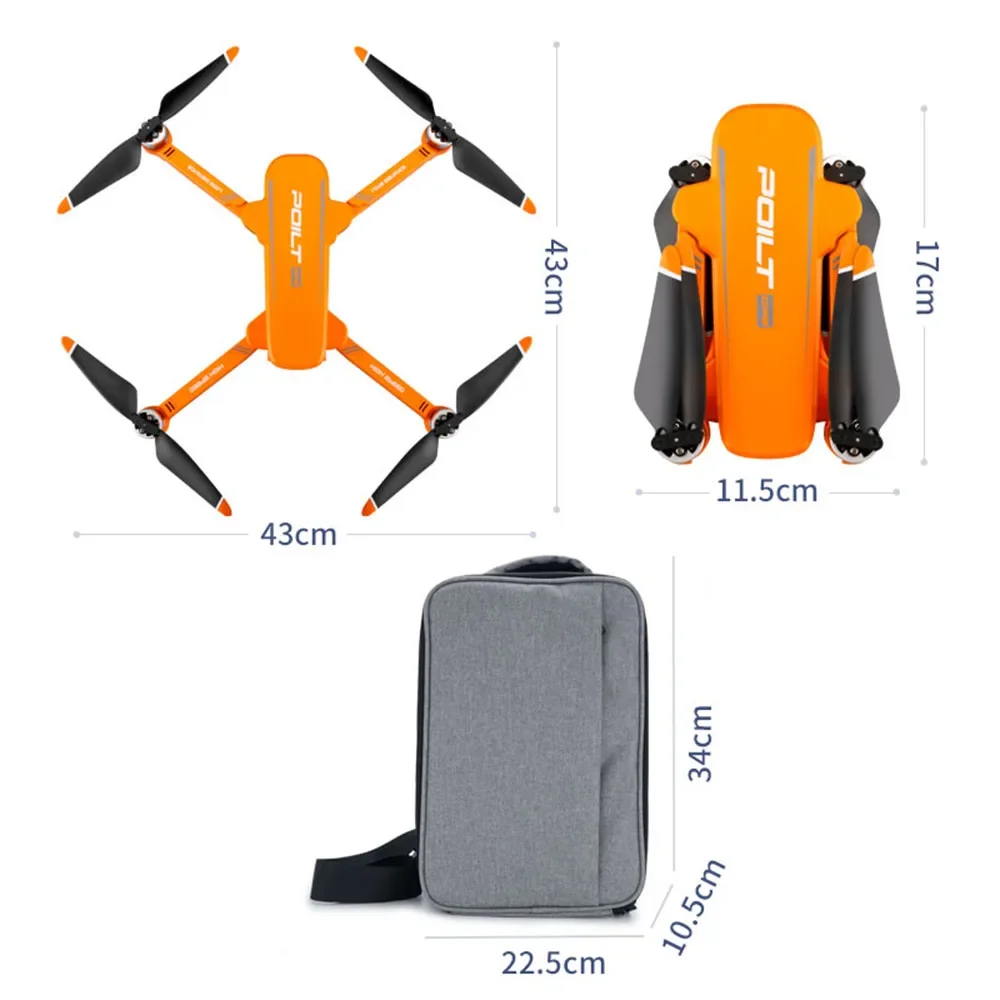 JJRC X17 드론, 6K HD 2 카메라, GPS 360 ° 장애물 회피, 3 축 짐벌 드론, 5G 와이파이 FPV 항공기 RC 쿼드콥터 장난감