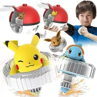 1pcs LDCX Pokemon Kids Toy Gift Set 1 Battle Top Pikachu Squirtle Charmander Squirtle Ball for Christmas birthday 1