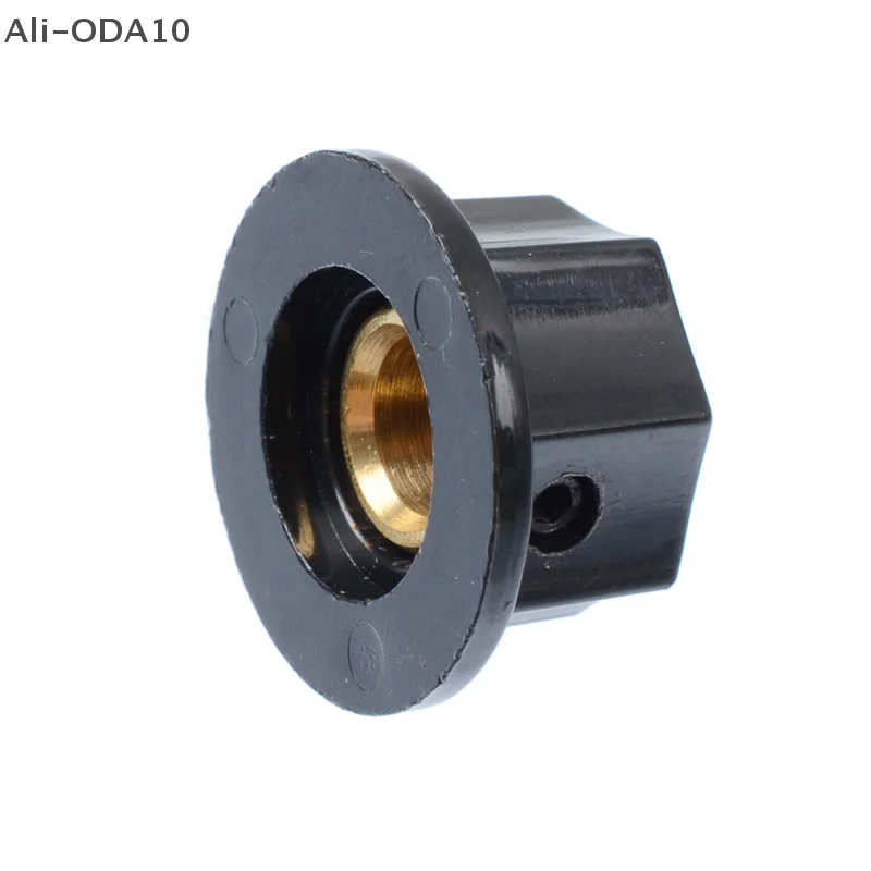 ODA10-Brass Plug-in Amplifier Adjustment Knob Cap B01 Rubber Wood Knob Instrument Instrument Cap Guitar Potentiometer