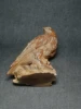CULTUER ART Japanese boxwood hand carved vivid eagle Figure statue netsuke collectable gift 5