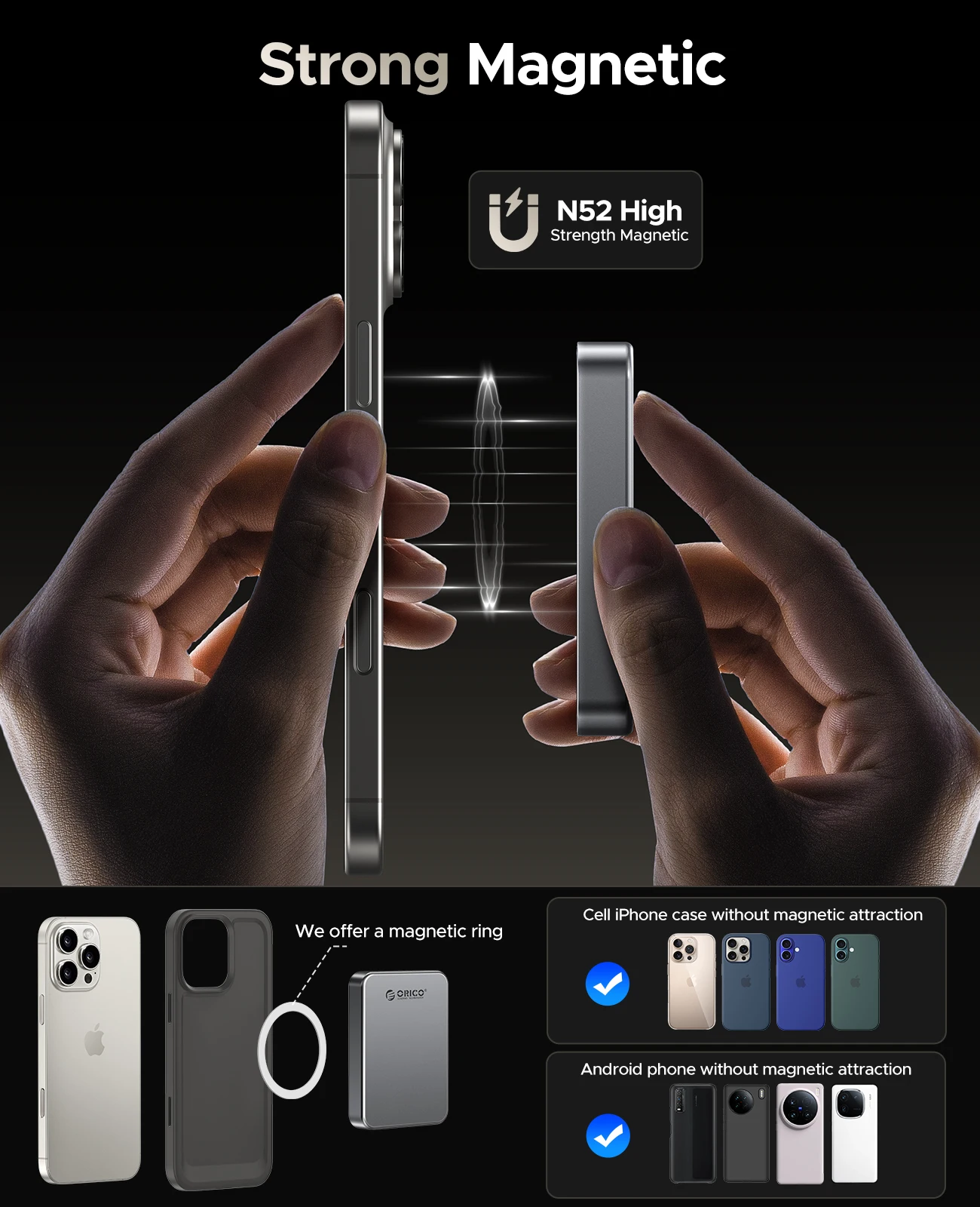 ORICO 마그네틱 휴대용 SSD 4K 120fps ProRes HDR 녹화 및 저..