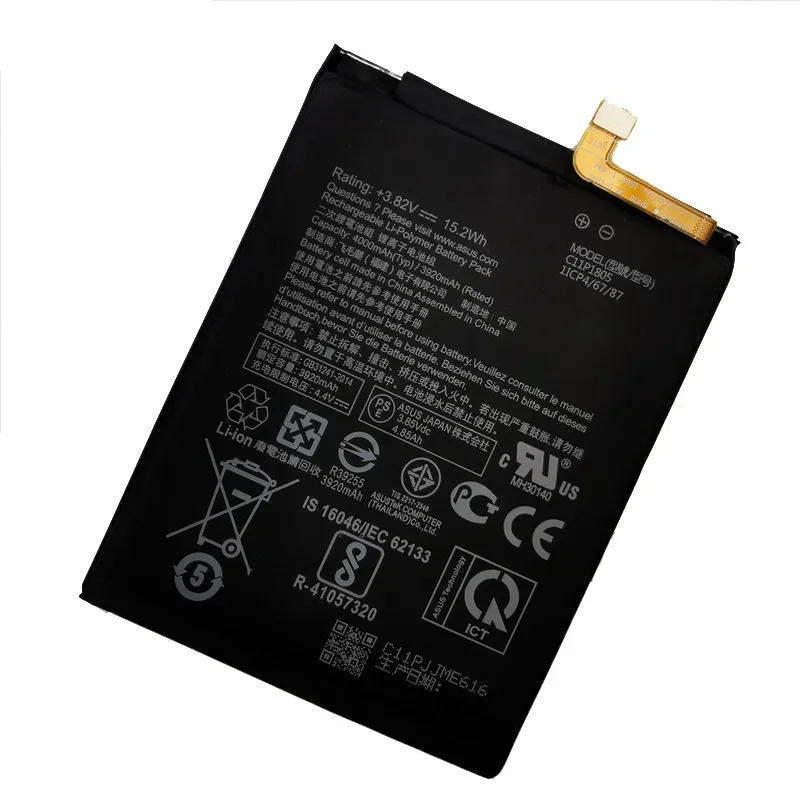 100% Original Battery C11P1805 For ASUS Zenfone MAX (M2) X01AD ZB632KL ZB633KL High Quality Mobile Phone Battery Bateria+ Tools