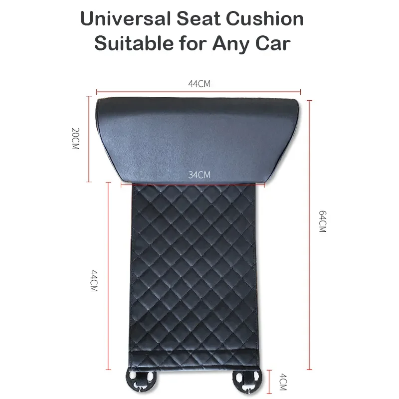 Universal Car Seat Extended Seat Cushion Comfortable Leg Thigh Support Pillows Knee Extension Pad Long-Distance Driving Office images - 6