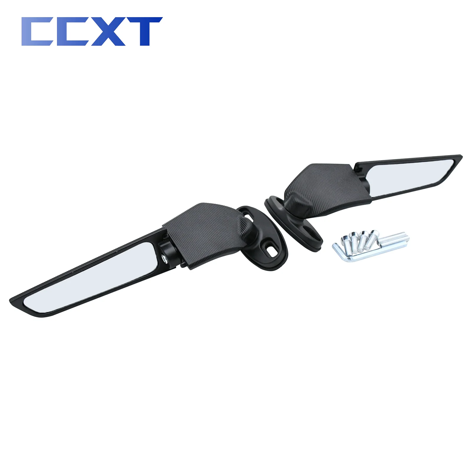 Motorcycle Mirror Modified Wind Wing Adjustable Rotating Rearview Mirror For Yamaha R15V3 R25 R3 R1 R1S R6 R6S V2 V3 FZ6R YZF650 3