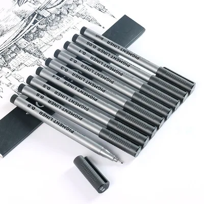 3 5 9 PCS Manga Markers Brush Pen Set School art supplies Sketching drawing graffiti felt lettering markers Stationery 3