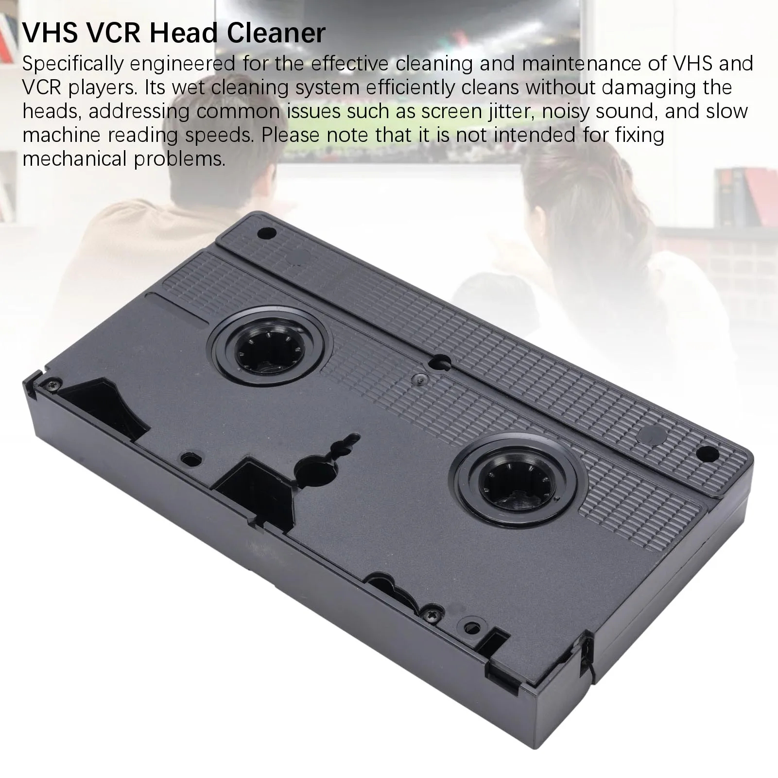 1PC VCR Head Cleaner Wet Technology Reusable Safe Cleaning VHS Video Head Cleaner for VCR VHS Player VHS Video Wet Head Cleaner