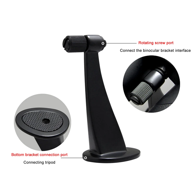 Universal Celestron Binocular Tripod Adapter Converter Mount Bracket Portable Fully Metal for Roof and Porro Binoculars 4