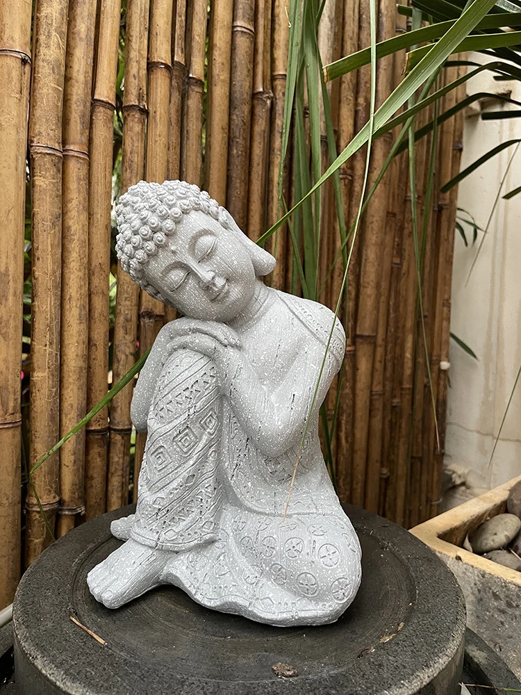 Figurines décoratives de tortue de mer, décoration pour bouddha Zen Yoga,  Statue de jardin, méditation de paix - AliExpress