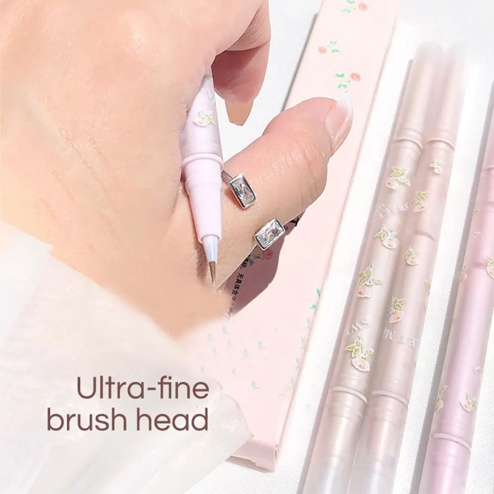 Liquid Eyeliner Double-headed Silkworm Pen Beautiful Colors Matte Pearlescent Highlight Glitter