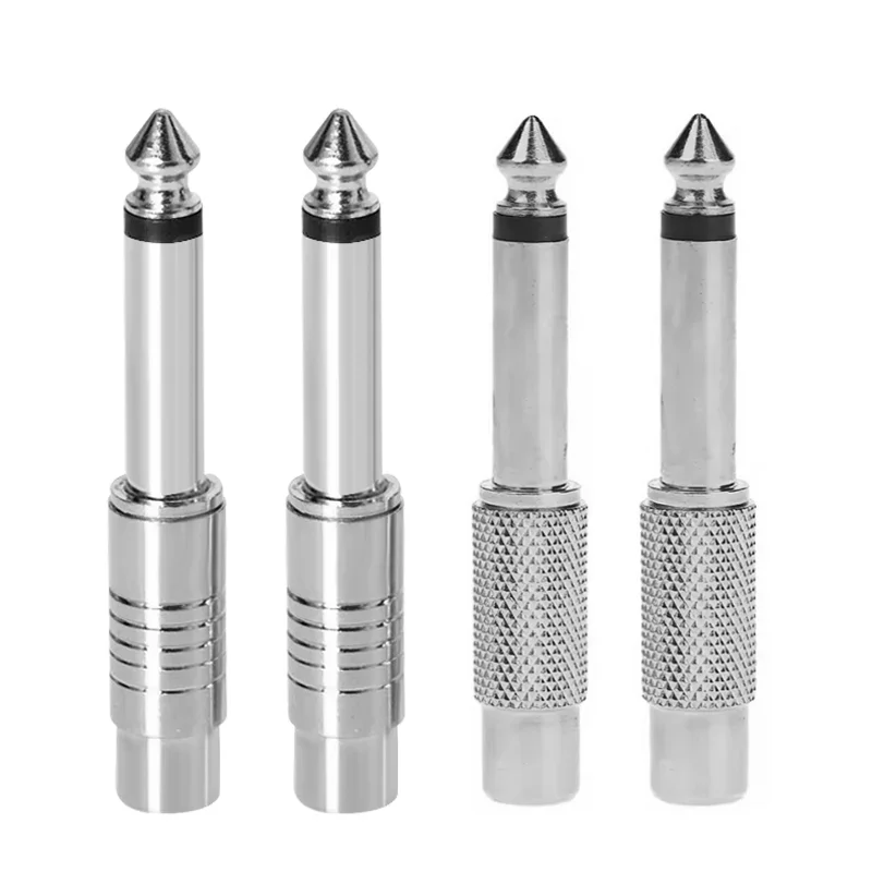 Adattatore audio stereo mono da 6,5/6,35 mm, interconnessione TS, spina maschio da 1/8" e 1/4" a connettore jack femmina RCA, 5 pezzi_voghion.com