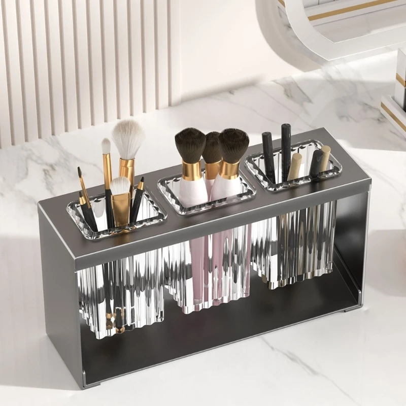Cutlery Storage Container Kitchen Tool Rack With Separate Compartments