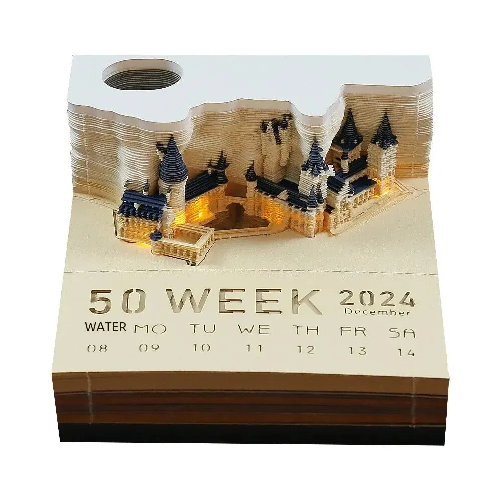 Harry Potter 2024 weekly calendar with lights English +150