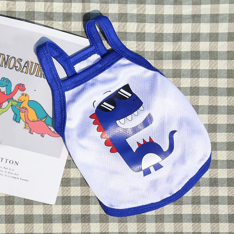 

Cool Puppy Summer Clothes For Small Dogs Cat Chihuahua York Pug Camisole Breathable Mesh T-Shirt Vest Pet Accessories Ropa Perro