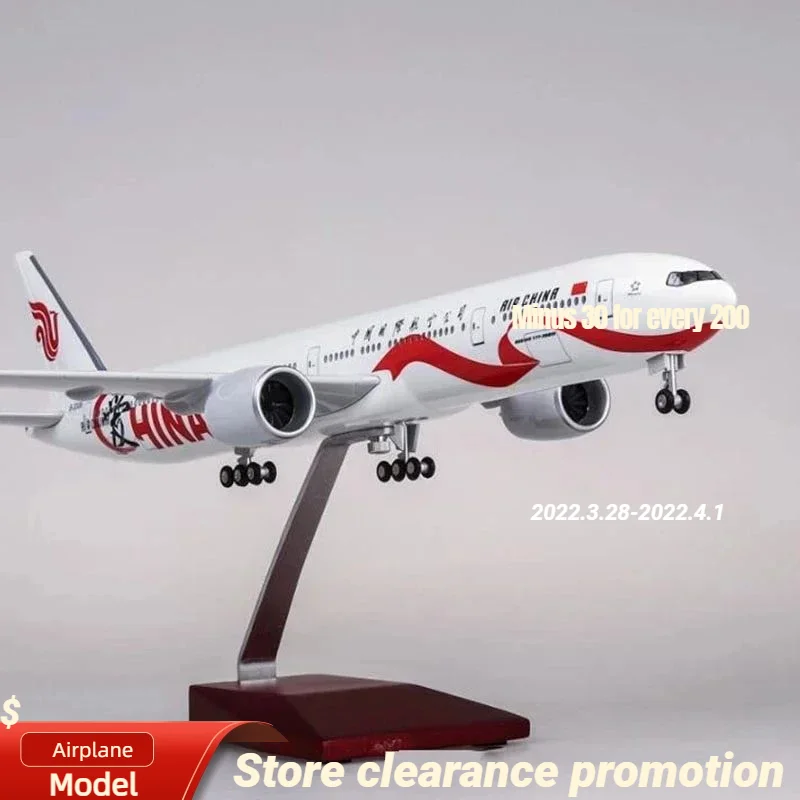 

47CM 1/157 Stand-up Airplane Aviation Boeing 777 B777 Dreamliner Aircraft Air China Airlines Model Plane Airliner Adult Display