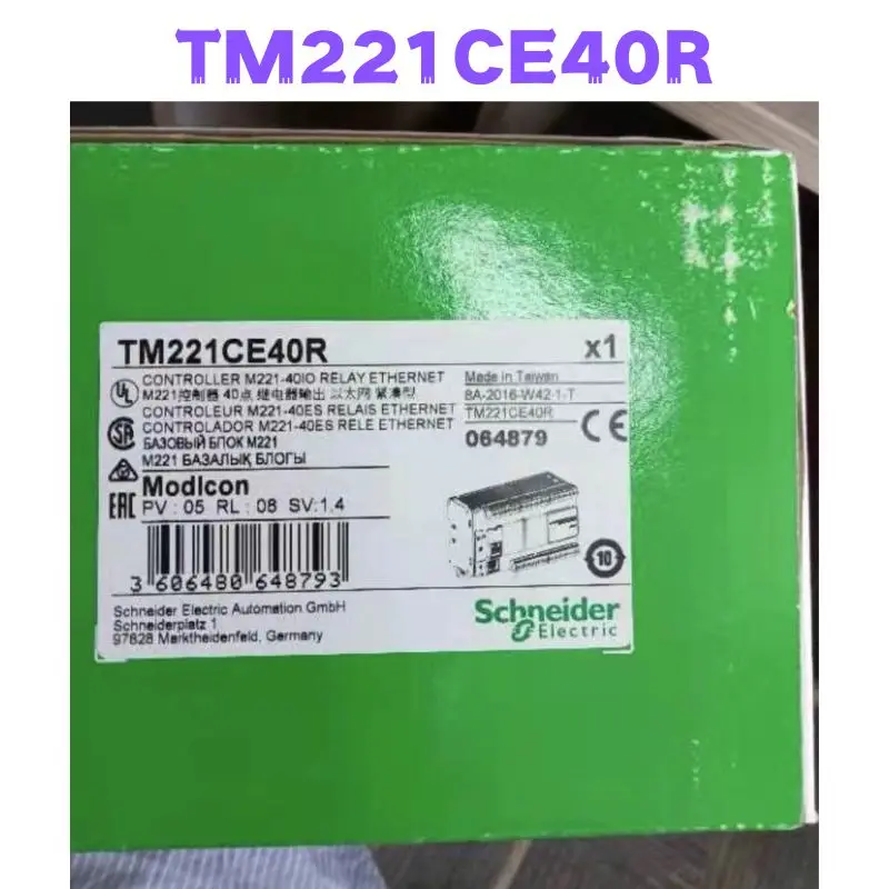 

Новый контроллер ПЛК TM221CE40R