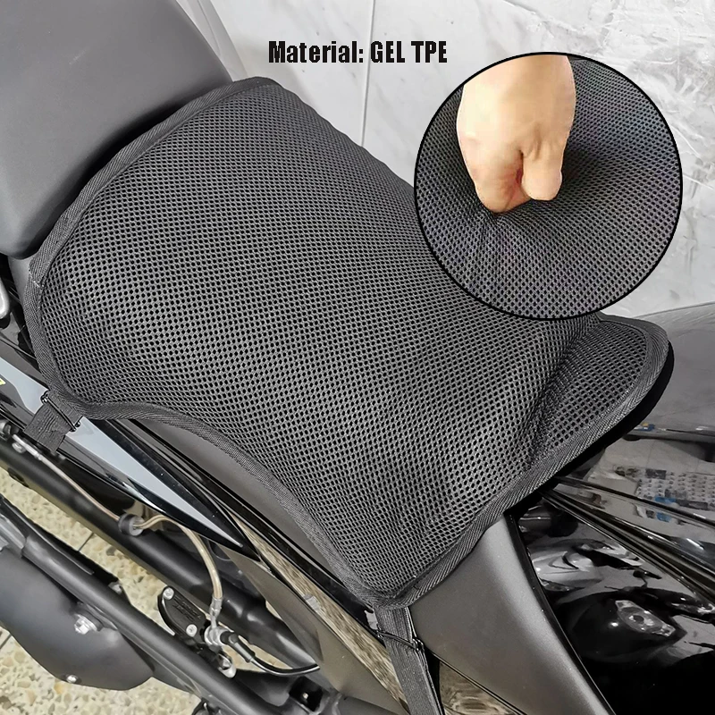 Cojín de Gel asiento de motocicleta, funda de almohada Universal de aire para moto| | AliExpress