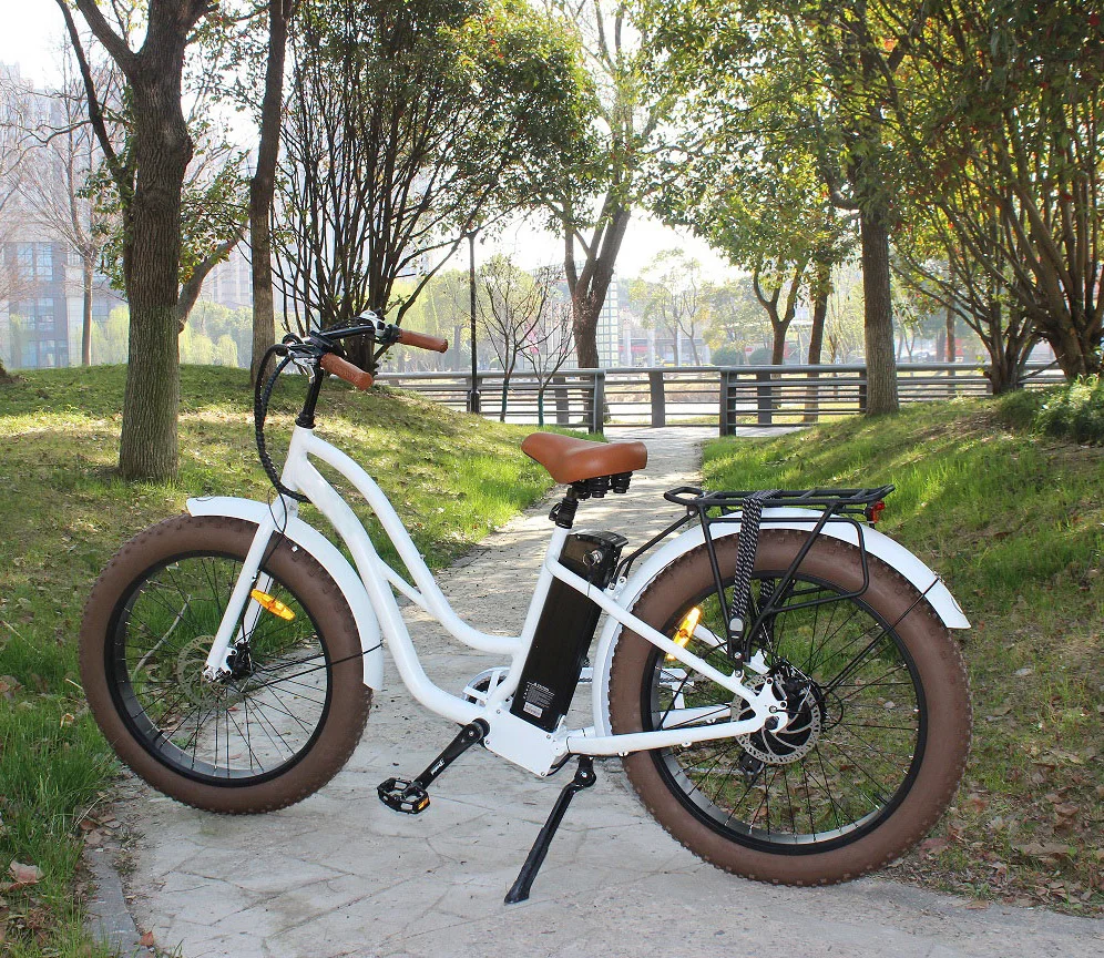 factory oem odm 26inch ebike electric bicycle fat tire electric bike hybrid city road mountain 750w 1000w electric dirt bike Factory 26 Inch 7 Speed High Carbon Steel Fat Tyre Mountain Road Dirty Bike Strong Power 750w Bicycle 26