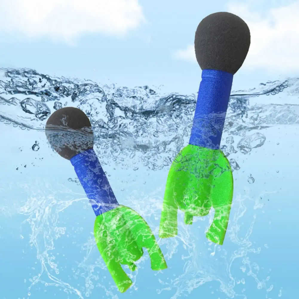 

2Pcs Kids Toys EVA Beach Toys Aerodynamics Rocket Shape Water Toys Children Gift